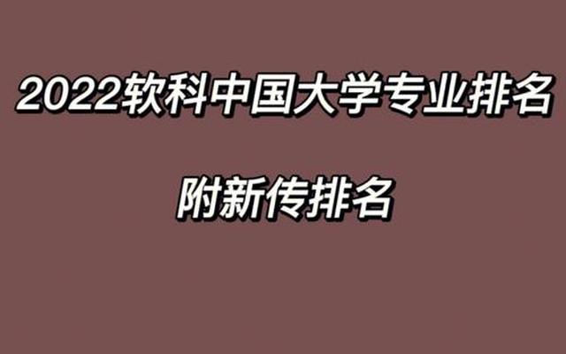 2022软科民办大学排名完整榜单