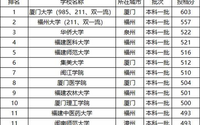 福建学校排名软件工程(福建软件工程哪个学校最好)