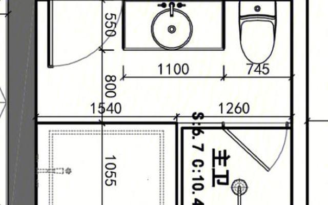 卫生间最佳方位图,店铺卫生间最佳方位图解