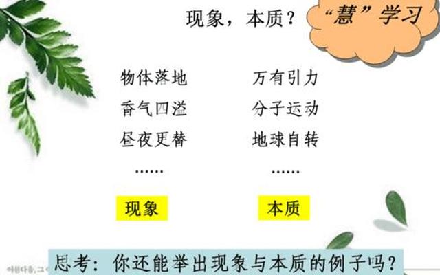 现象与本质的关系简答、简述现象与本质的辩证关系