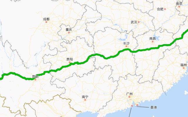 杭瑞高速公路全段地图