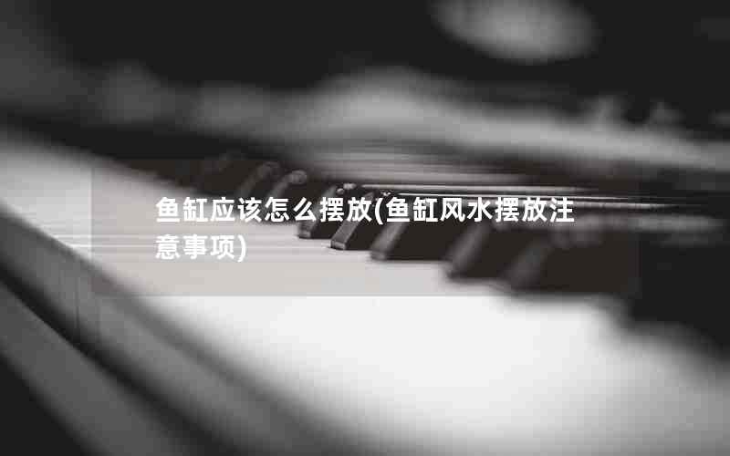 鱼缸应该怎么摆放(鱼缸风水摆放注意事项)