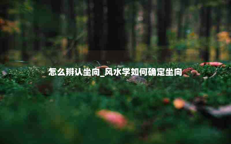 怎么辨认坐向_风水学如何确定坐向